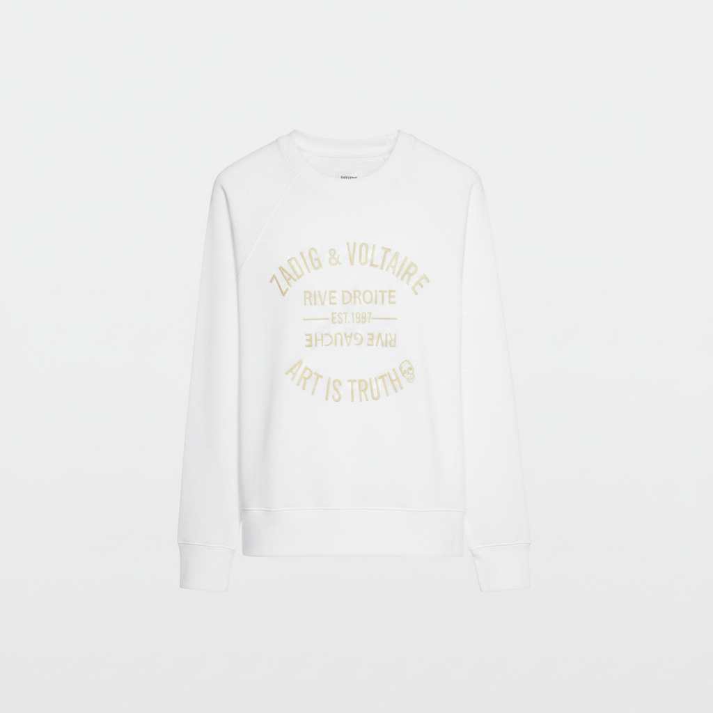 Sweatshirt Upper Blason Zadig&Voltaire Blanc