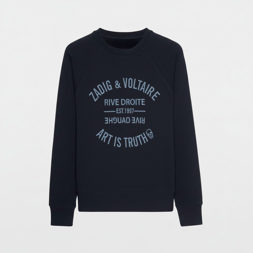 Sweatshirt Upper Blason Zadig&Voltaire Bleu Marine